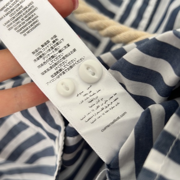 Current Elliot rope tie striped dress - Picture 8 of 8